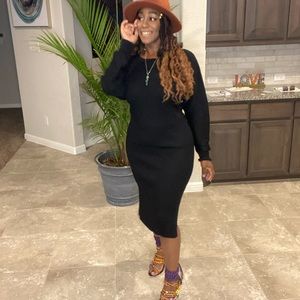 Goddess Swag Cozy sexy sweater dress